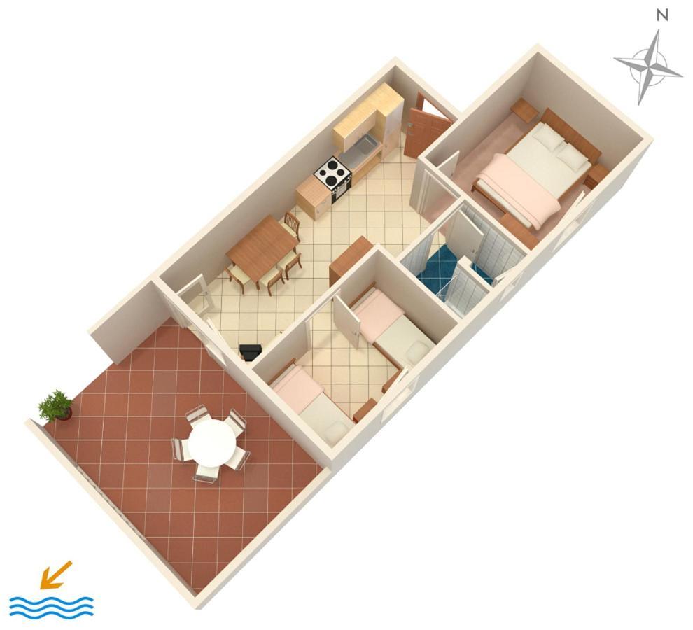 Apartments By The Sea Mandre, Pag - 4098 Екстер'єр фото